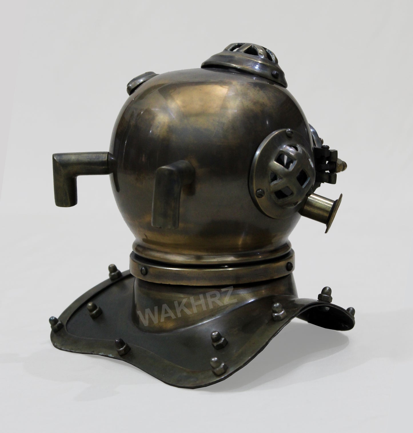 Mini ( Mark V ) American US – Navy Diving Helmet Brown (#02).