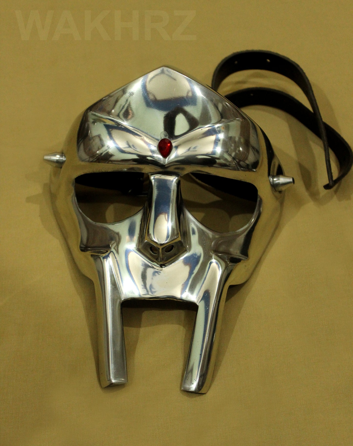 WAKHRZ Gladiator Helmet Face Mask MF Doom. Halloween Costume. Metal Full Face Wearable Unisex Mask