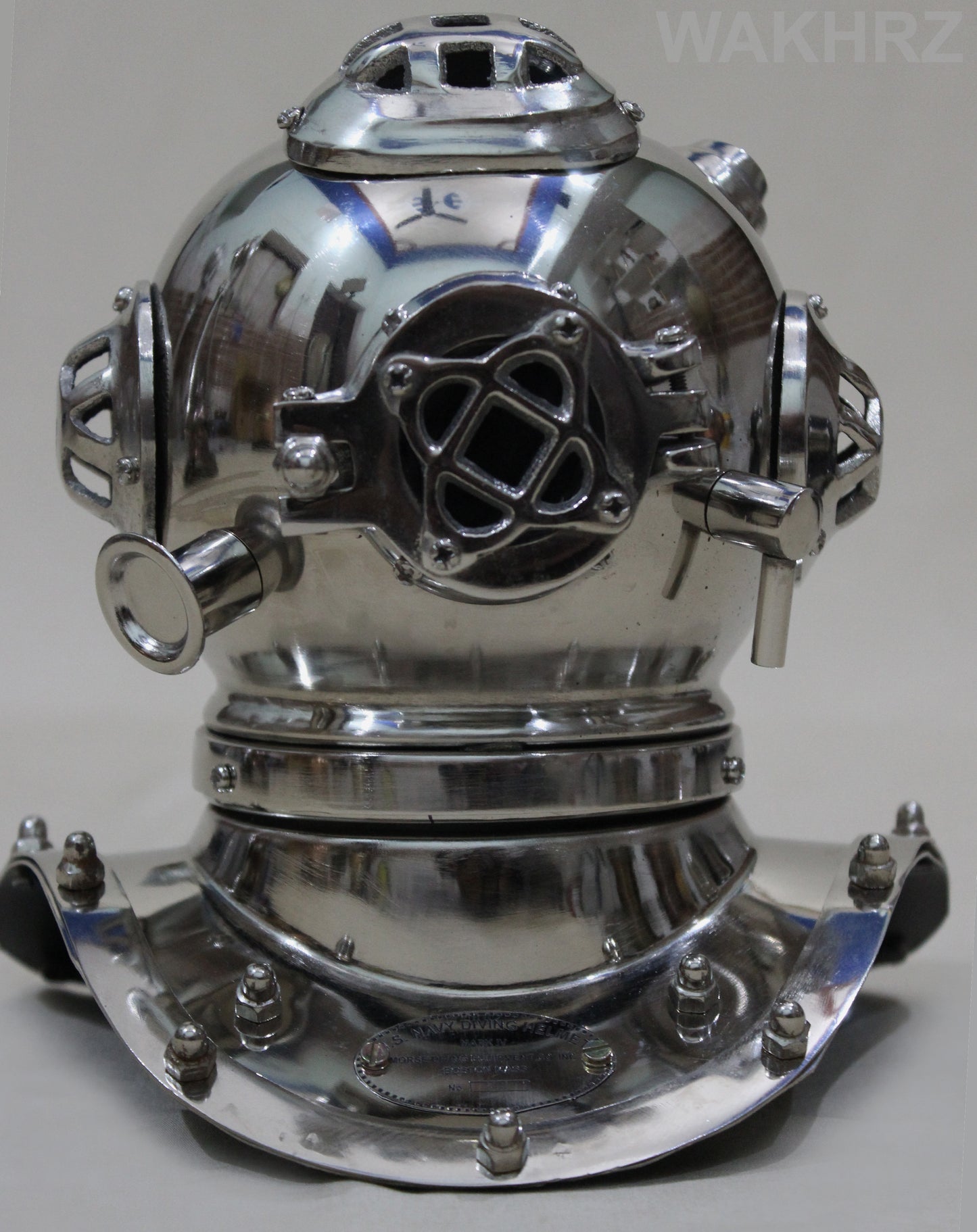 Mini ( Mark V ) American US – Navy Diving Helmet Silver (#06).