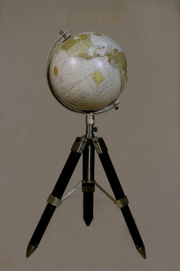 WAKHRZ Tripod World Globe With Sliding stand.
