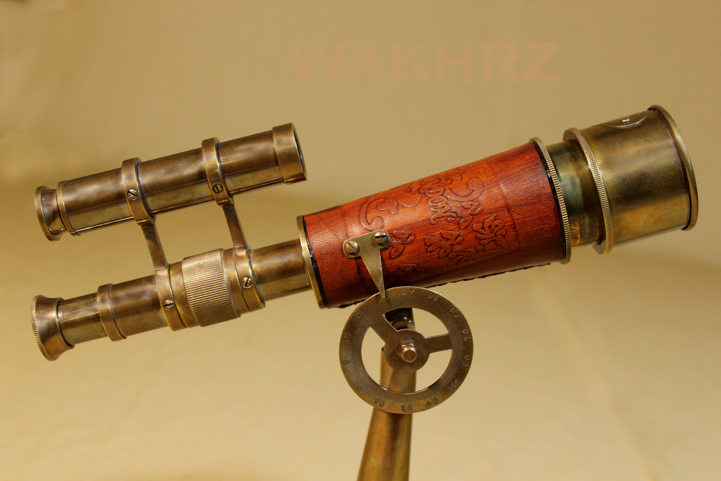 WAKHRZ Tripod Desk Double Barrel telescope With Stand.
