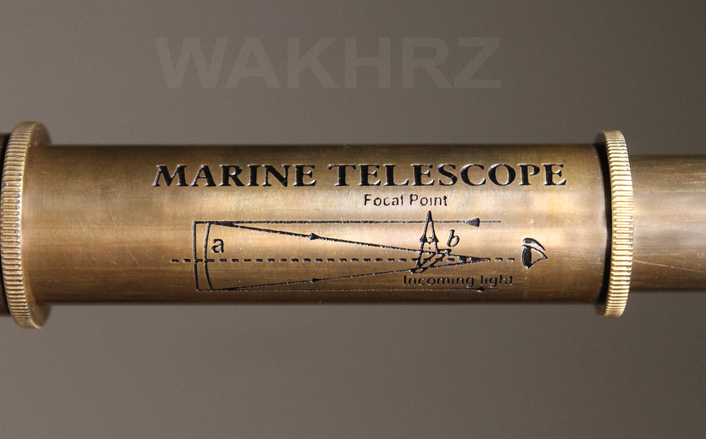WAKHRZ DOLLOND LONDON 1920 MARINE TELESCOPE WITH BOX.
