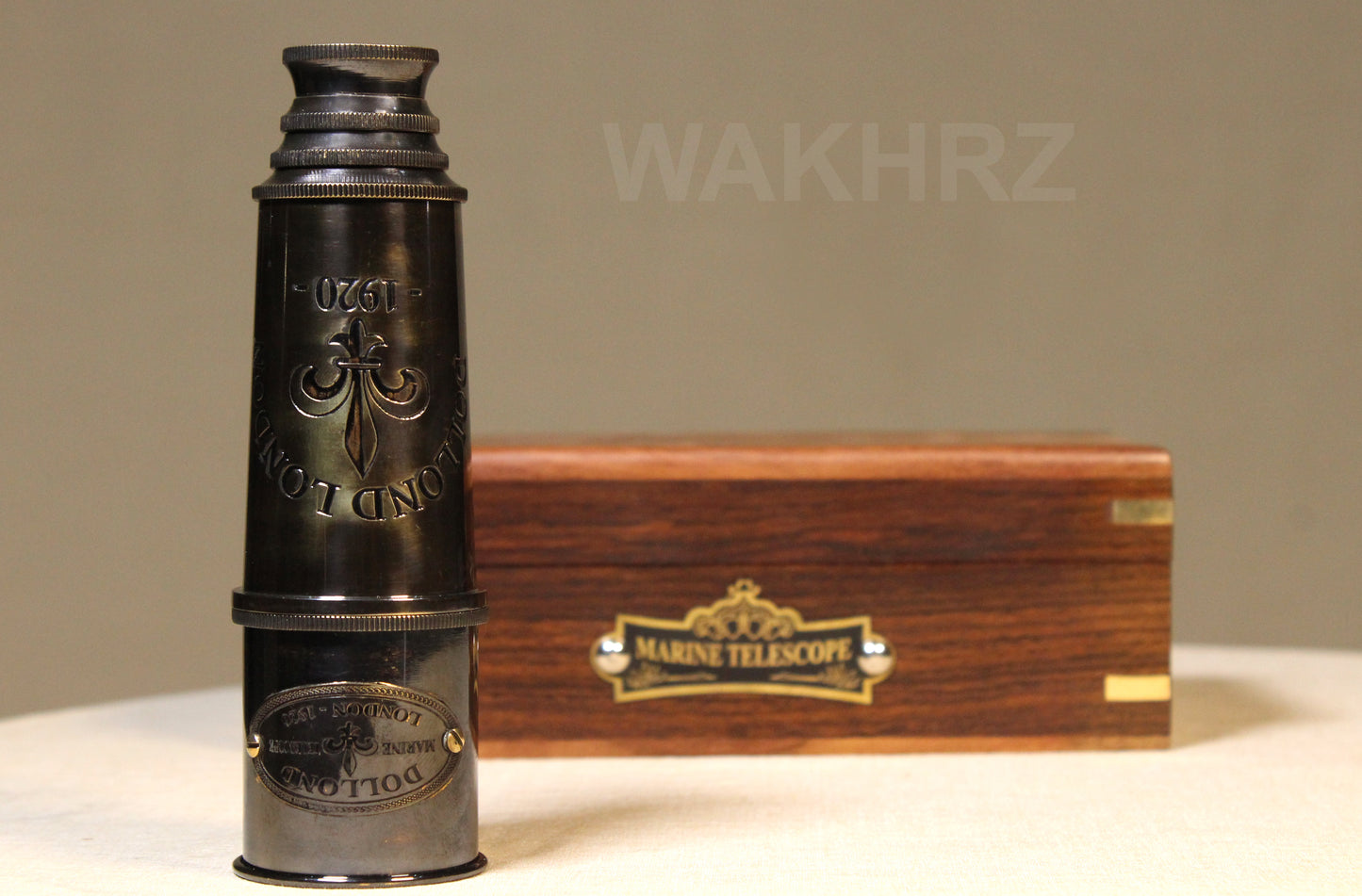 WAKHRZ MARINE TELESCOPE DOLLOND LONDON 1920.