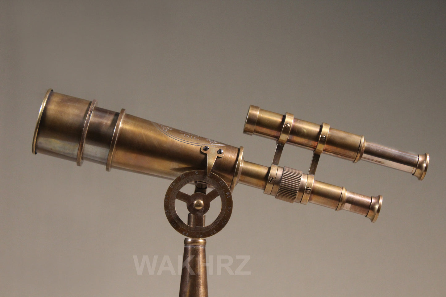 WAKHRZ KELVIN & HUGHES LONDON 1915 Desk Telescope.