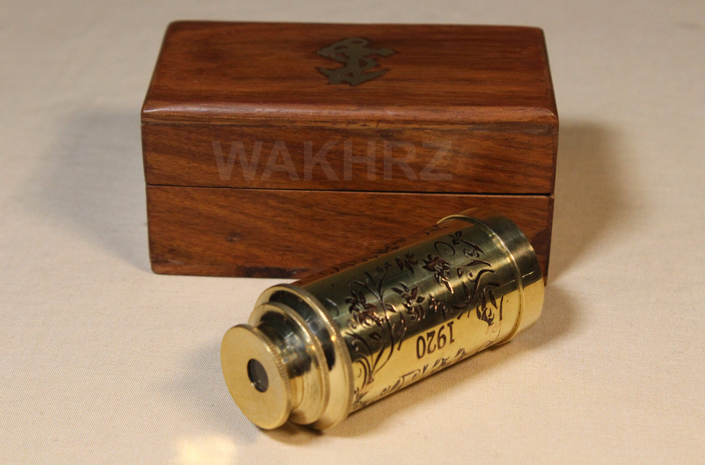 WAKHRZ ( Mini ) DOLLOND LONDON TELESCOPE WITH WOODEN BOX.