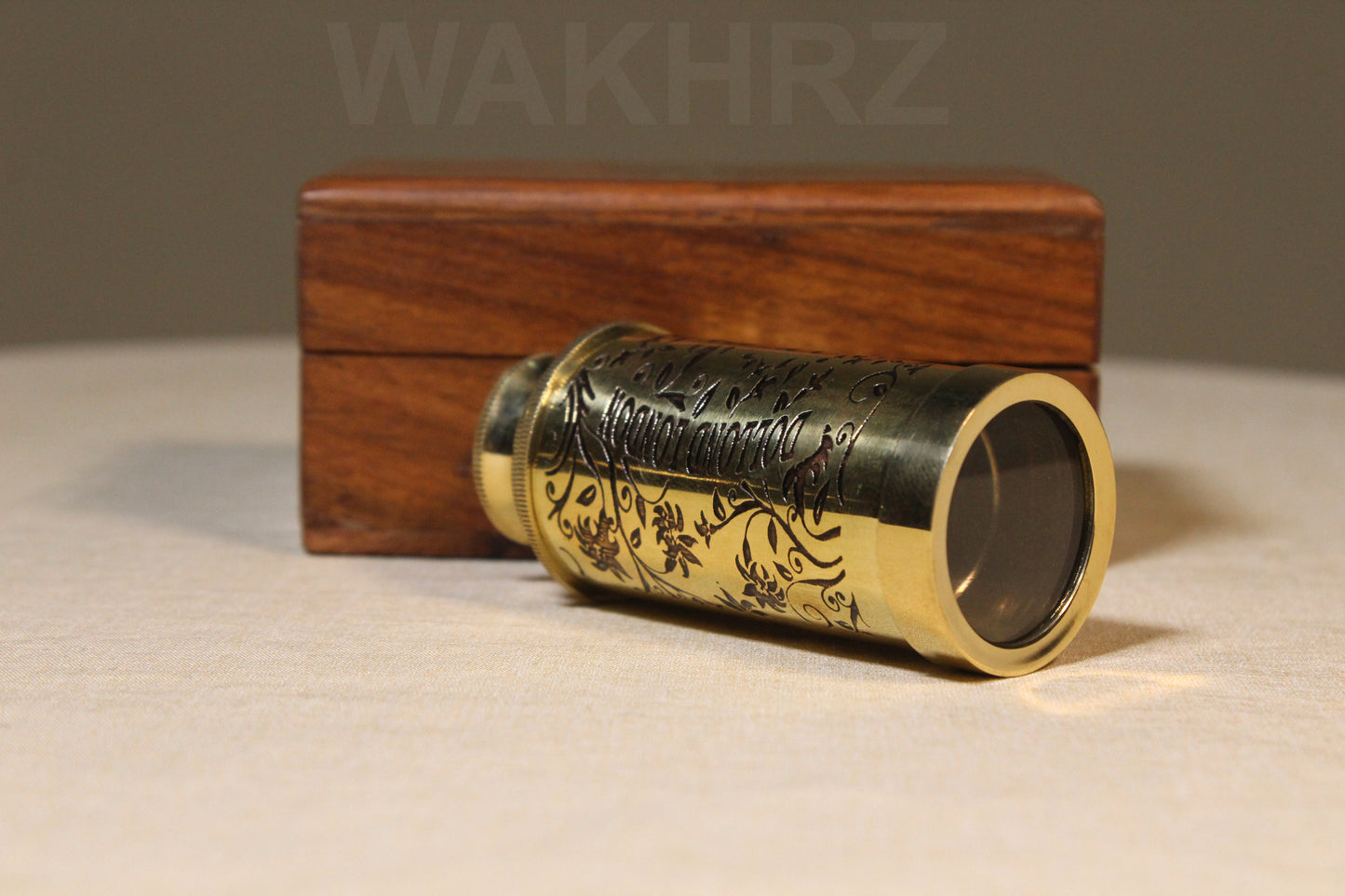 WAKHRZ ( Mini ) DOLLOND LONDON TELESCOPE WITH WOODEN BOX.