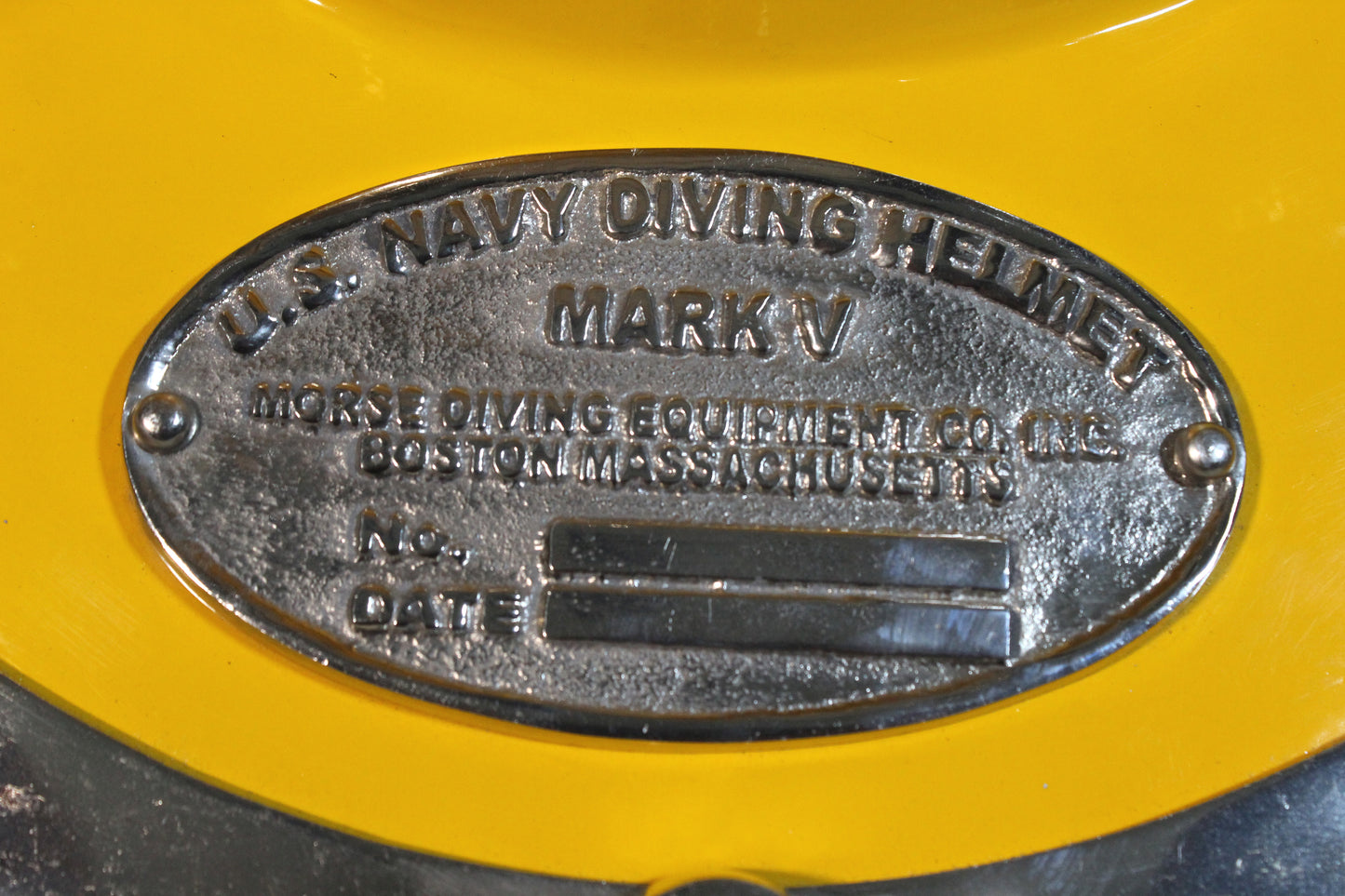 WAKHRZ ( Mark V ) American US – Navy Diving Yellow Helmet with Base.