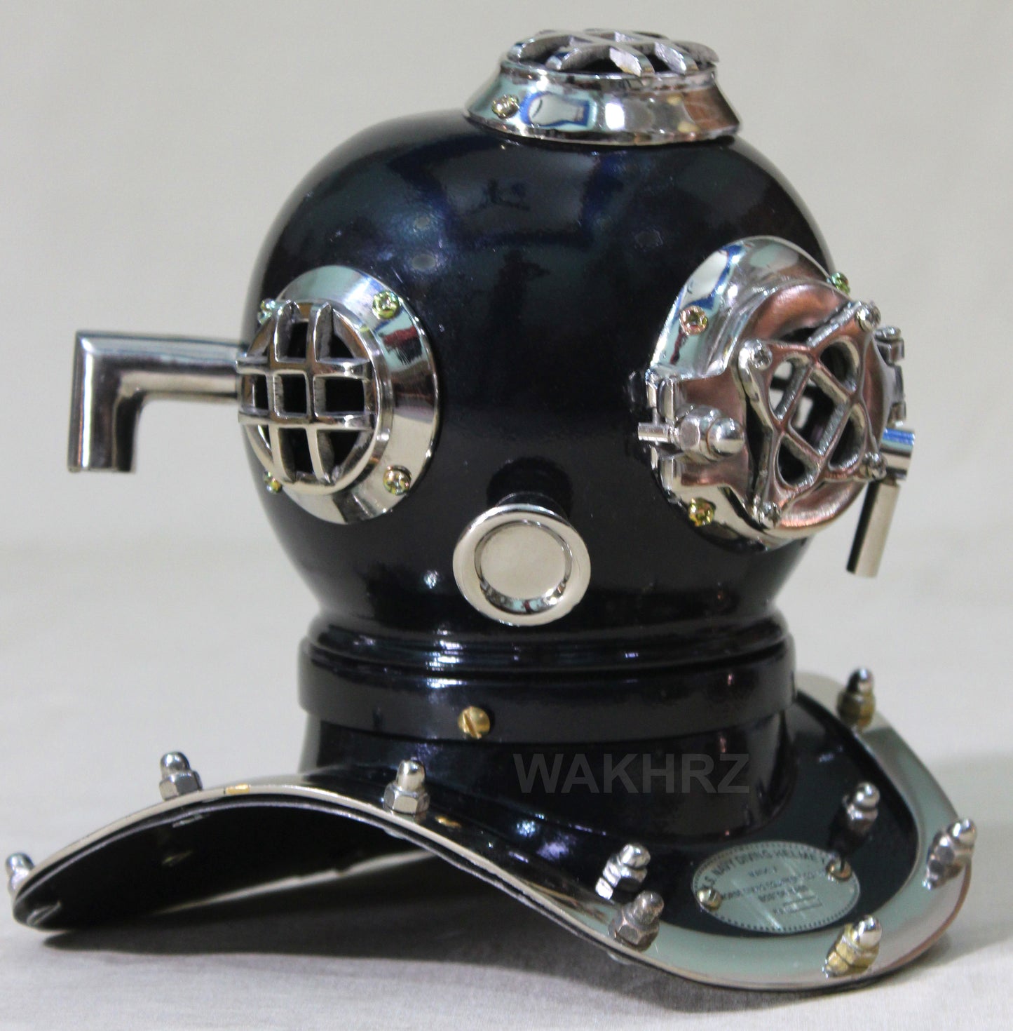 Mini ( Mark V ) American US – Navy Diving Helmet Black (#01).