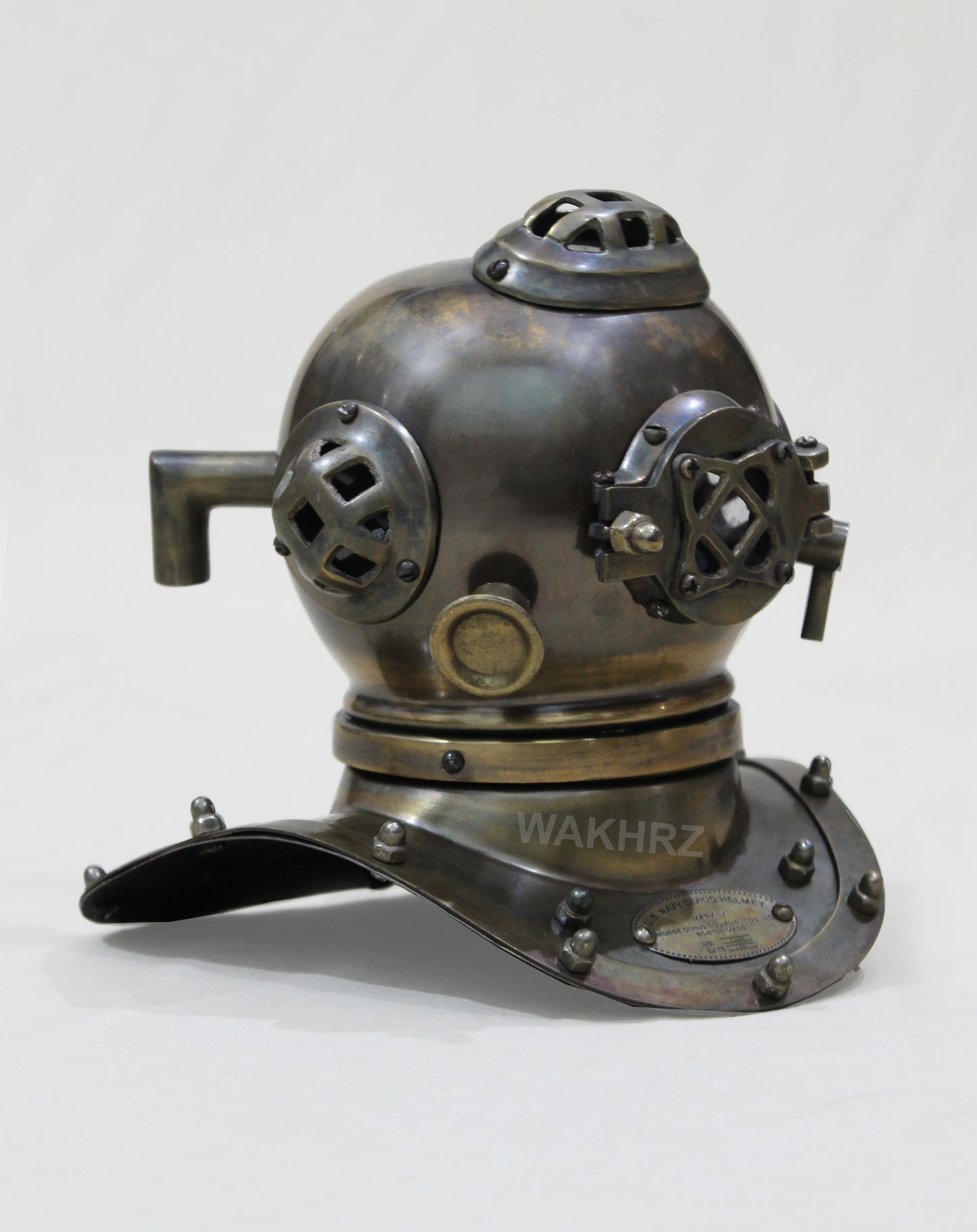 Mini ( Mark V ) American US – Navy Diving Helmet Brown (#02).