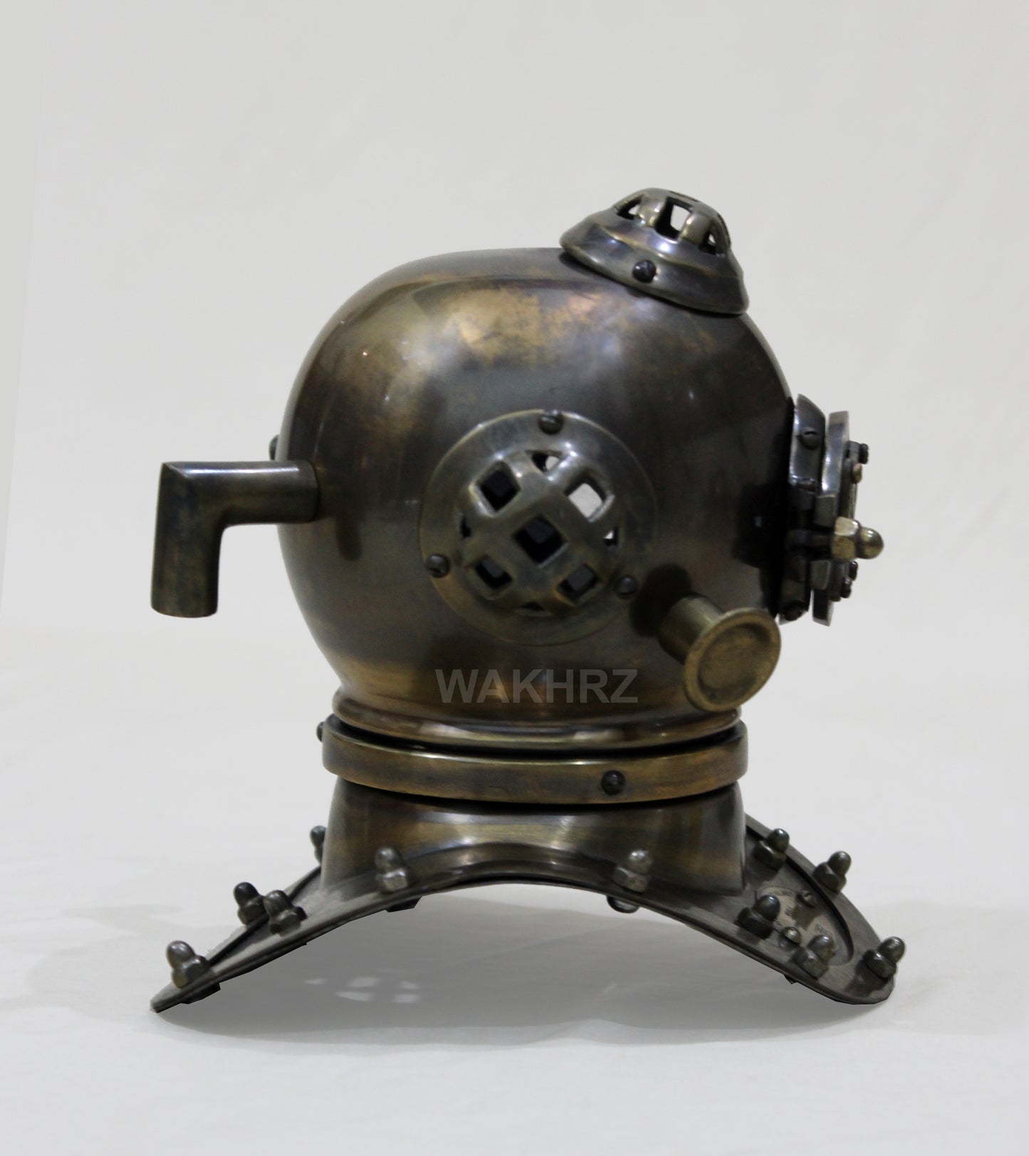 Mini ( Mark V ) American US – Navy Diving Helmet Brown (#02).