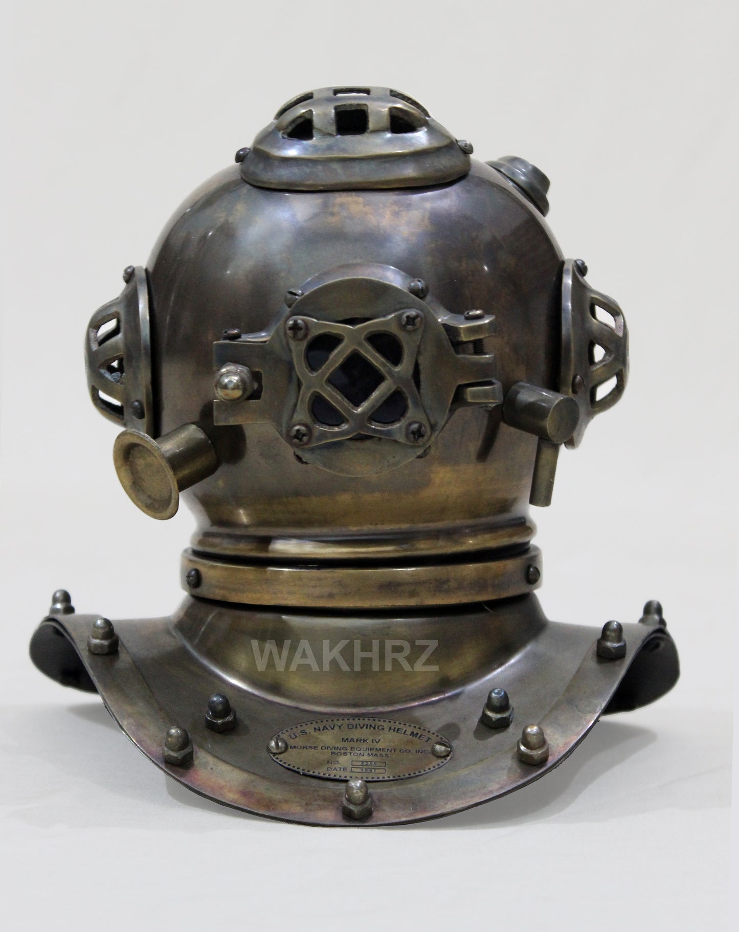 Mini ( Mark V ) American US – Navy Diving Helmet Brown (#02).