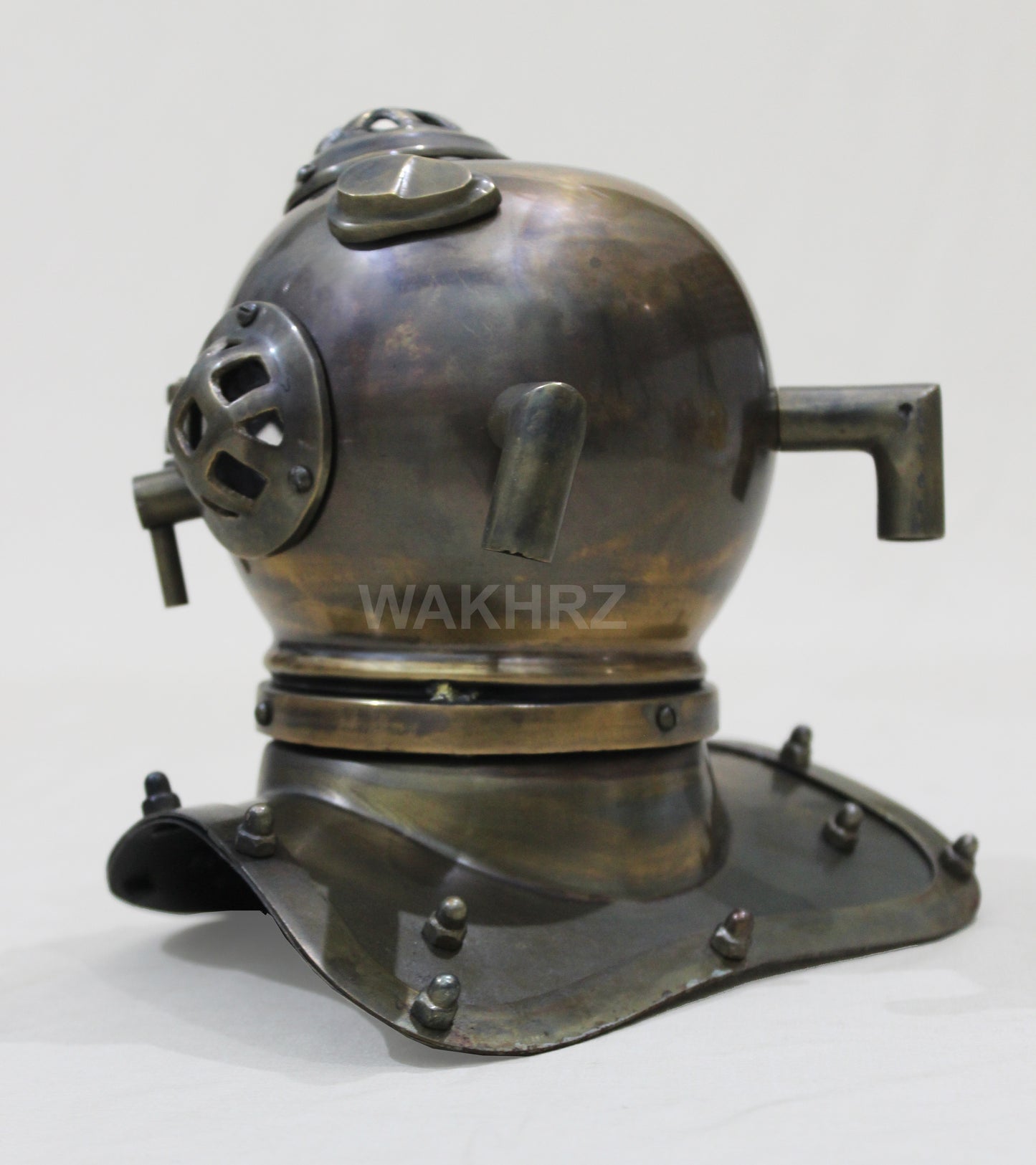 Mini ( Mark V ) American US – Navy Diving Helmet Brown (#02).