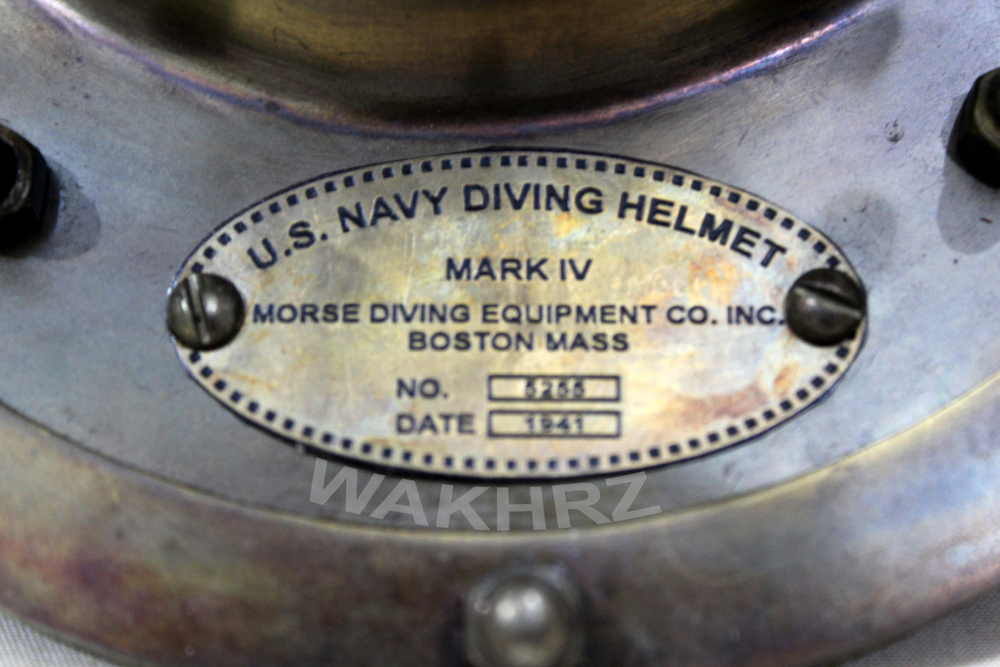 Mini ( Mark V ) American US – Navy Diving Helmet Brown (#02).