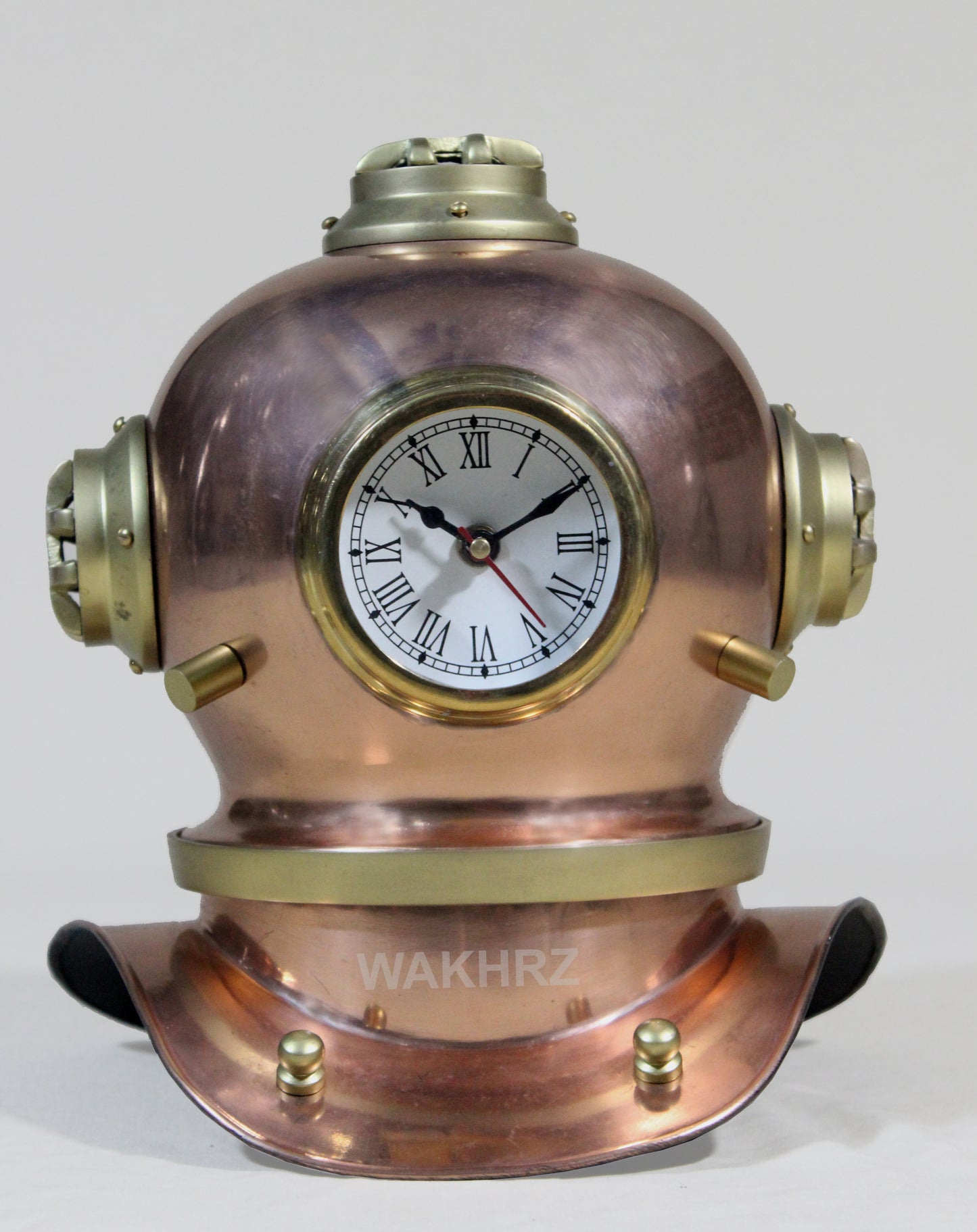 Mini ( Mark V ) American US – Navy Diving Copper Clock Helmet (#03).