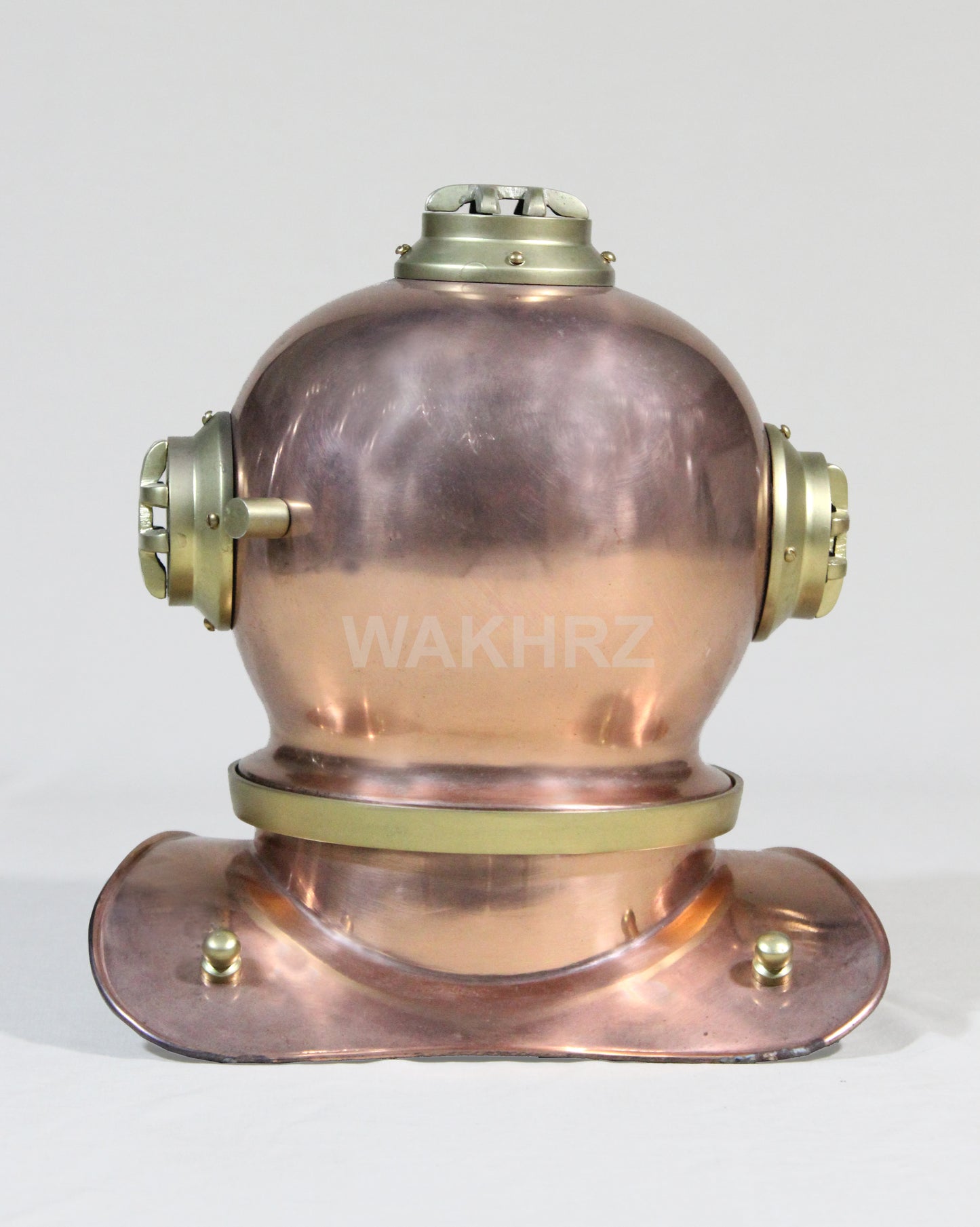 Mini ( Mark V ) American US – Navy Diving Copper Clock Helmet (#03).