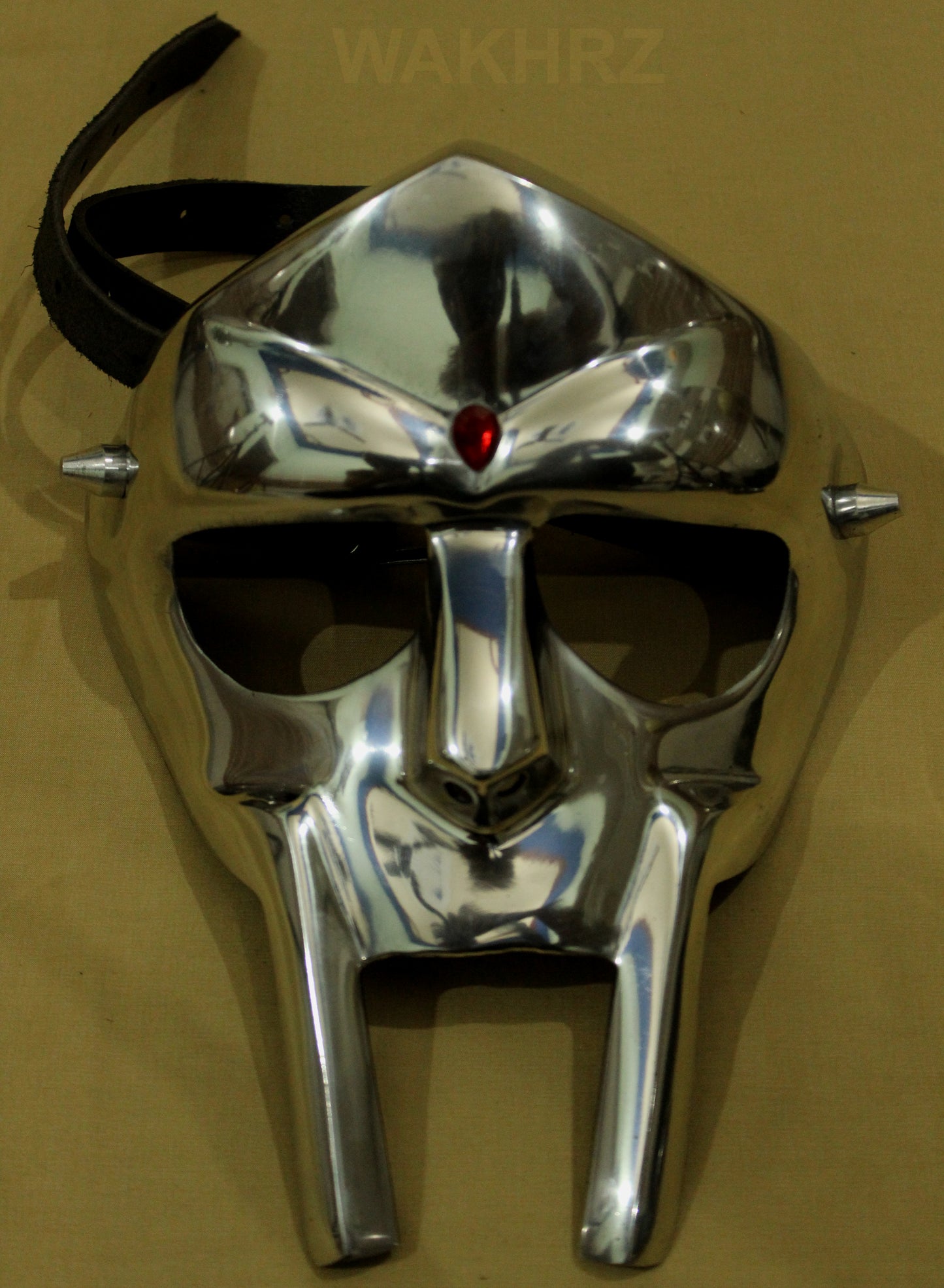 WAKHRZ Gladiator Helmet Face Mask MF Doom. Halloween Costume. Metal Full Face Wearable Unisex Mask