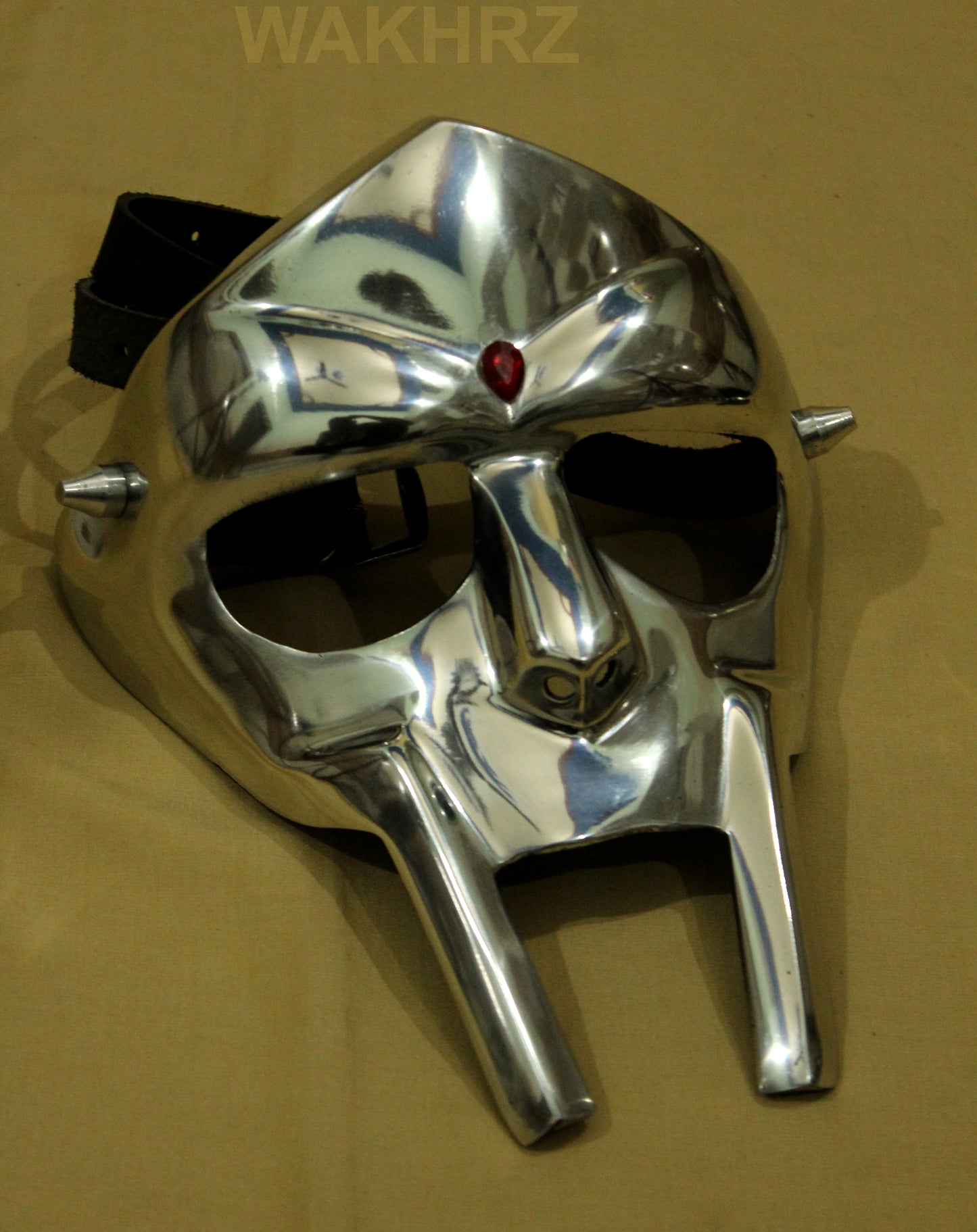 WAKHRZ Gladiator Helmet Face Mask MF Doom. Halloween Costume. Metal Full Face Wearable Unisex Mask