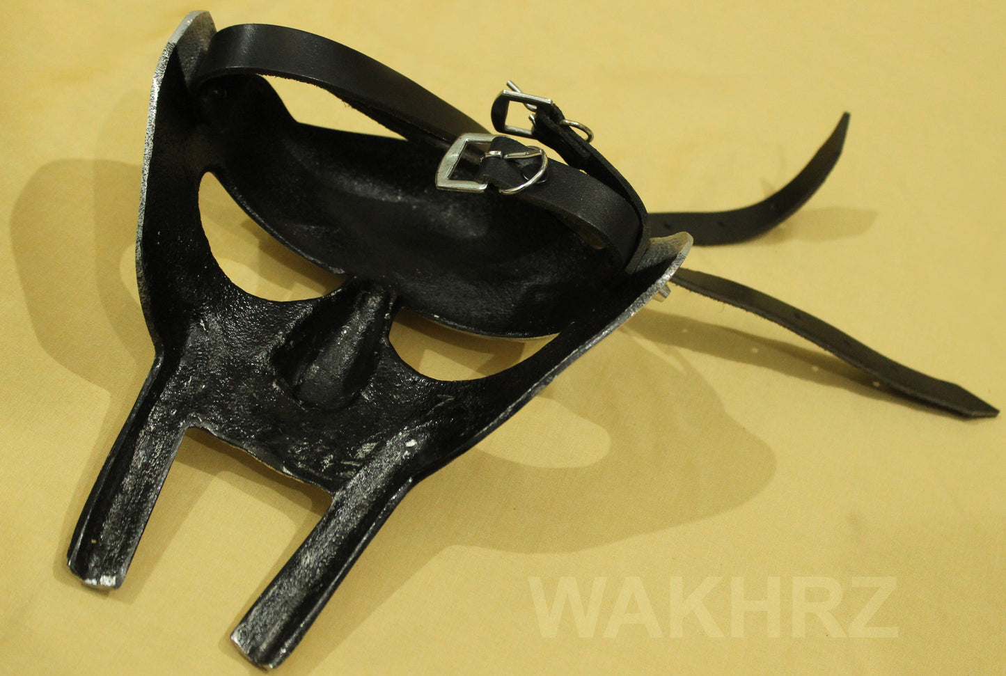WAKHRZ Gladiator Helmet Face Mask MF Doom. Halloween Costume. Metal Full Face Wearable Unisex Mask