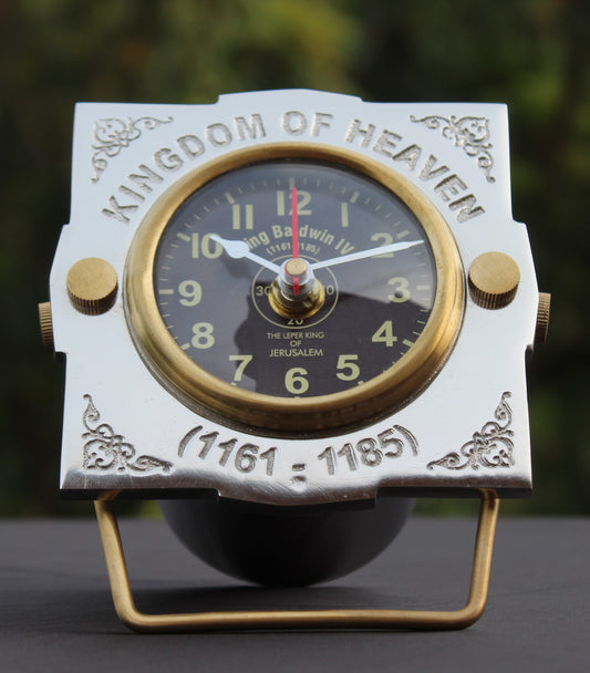 King Baldwin IV ( 1161-1185 )  Desk Clock .