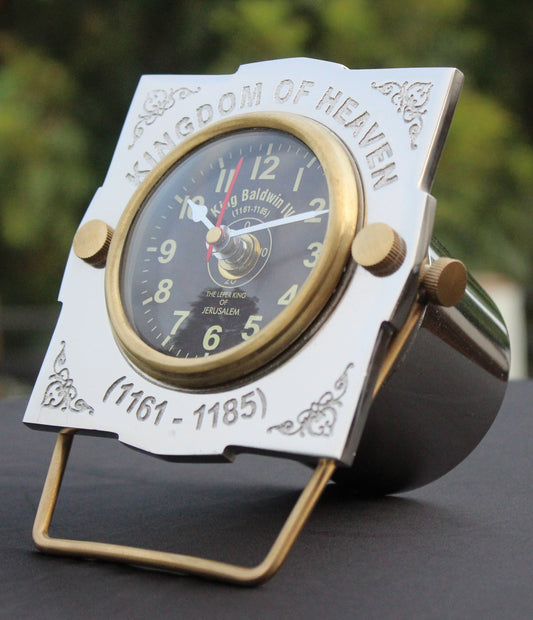 King Baldwin IV ( 1161-1185 )  Desk Clock .