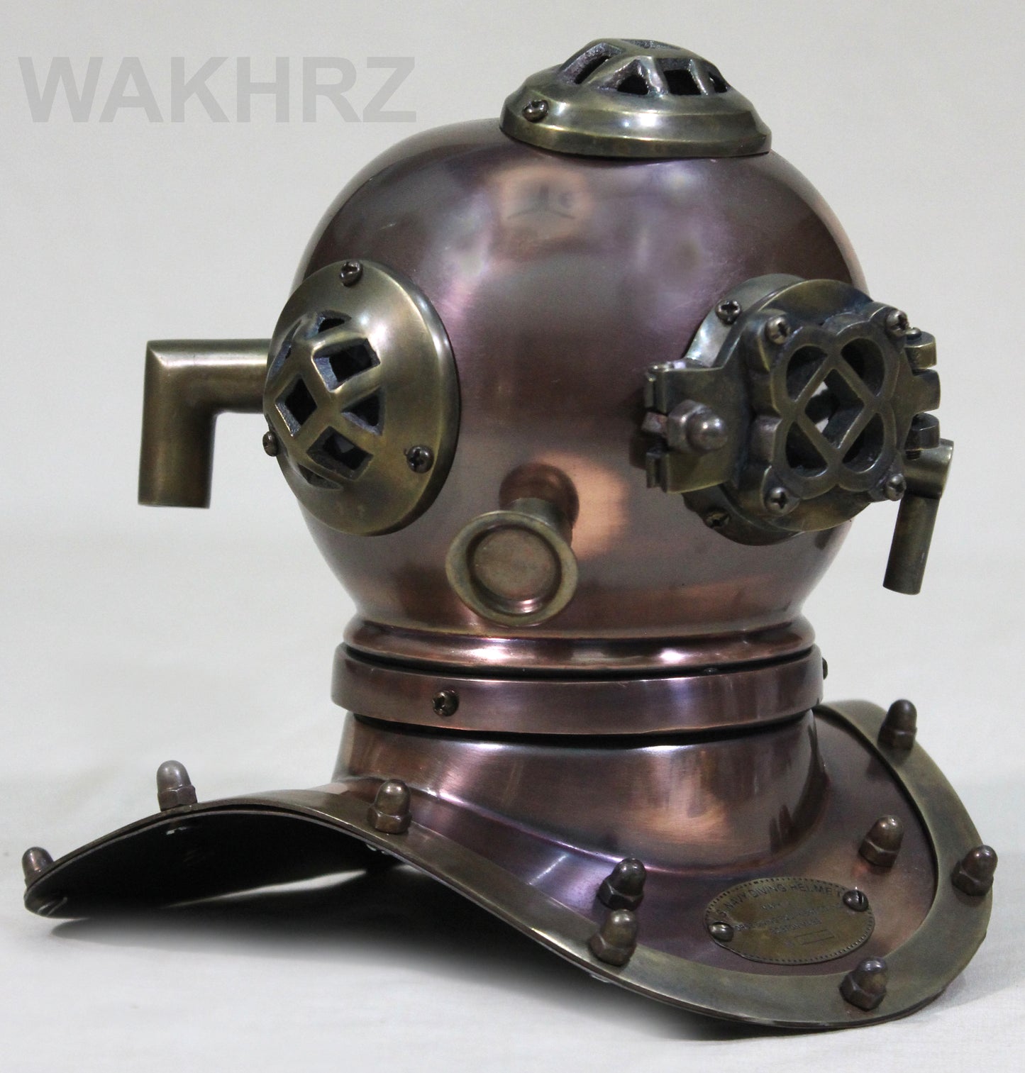 Mini ( Mark V ) American US – Navy Diving Helmet Brown (#05).