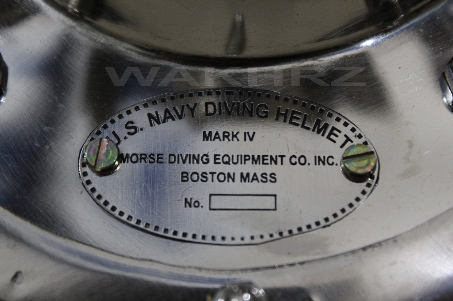 Mini ( Mark V ) American US – Navy Diving Helmet Silver (#06).