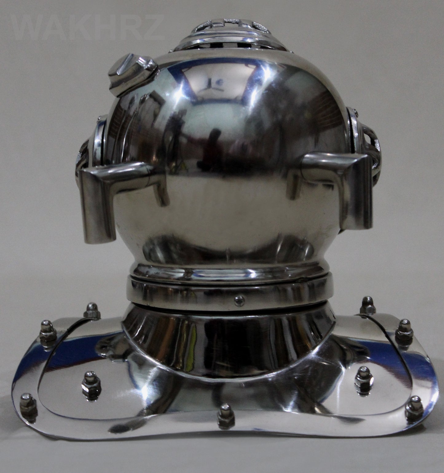 Mini ( Mark V ) American US – Navy Diving Helmet Silver (#06).