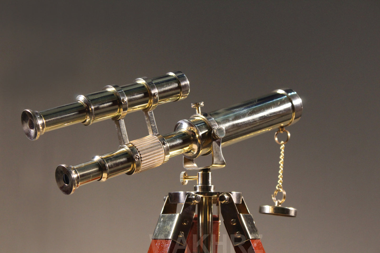 WAKHRZ Brass Nautical Tripod Telescope.