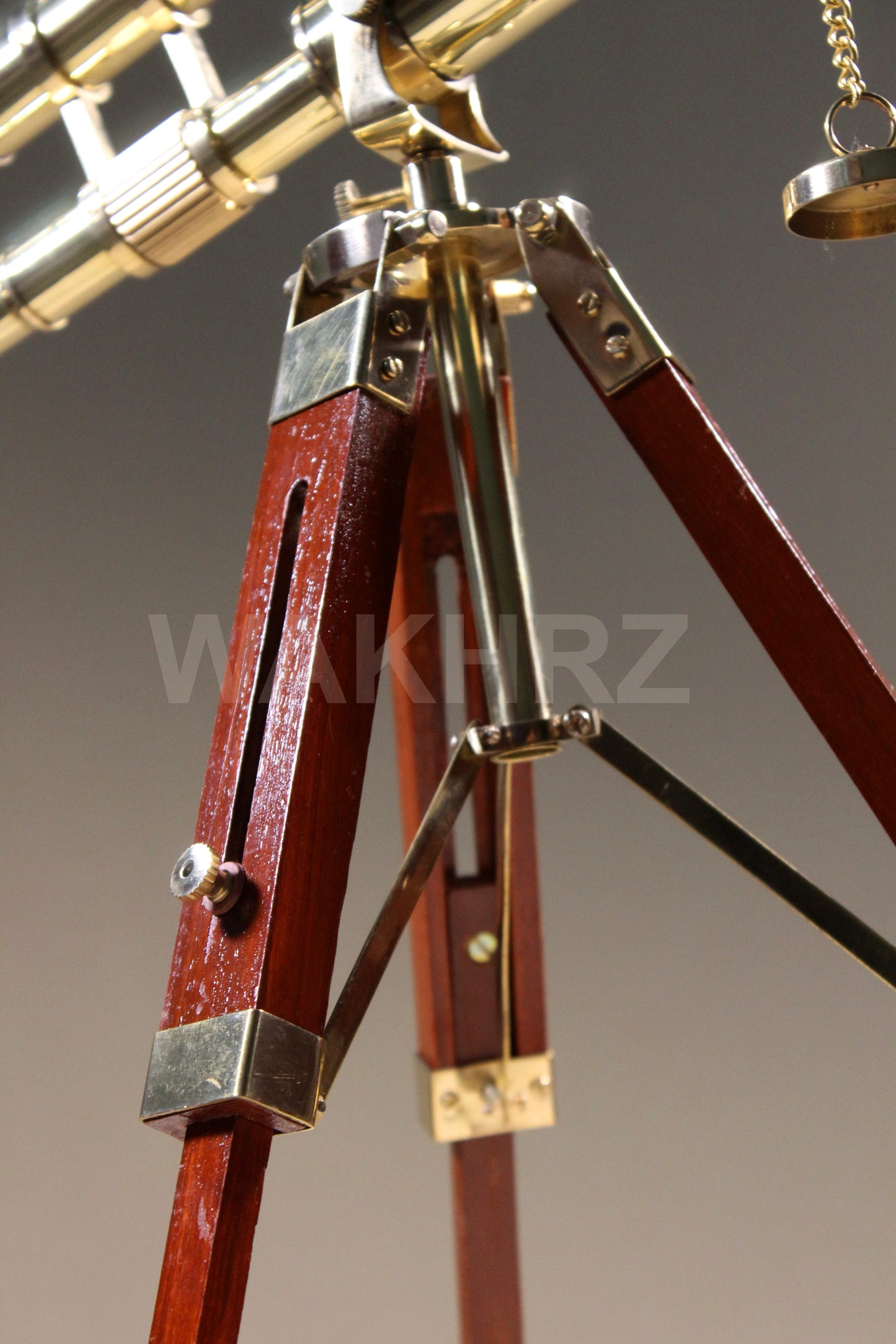 WAKHRZ Brass Nautical Tripod Telescope.