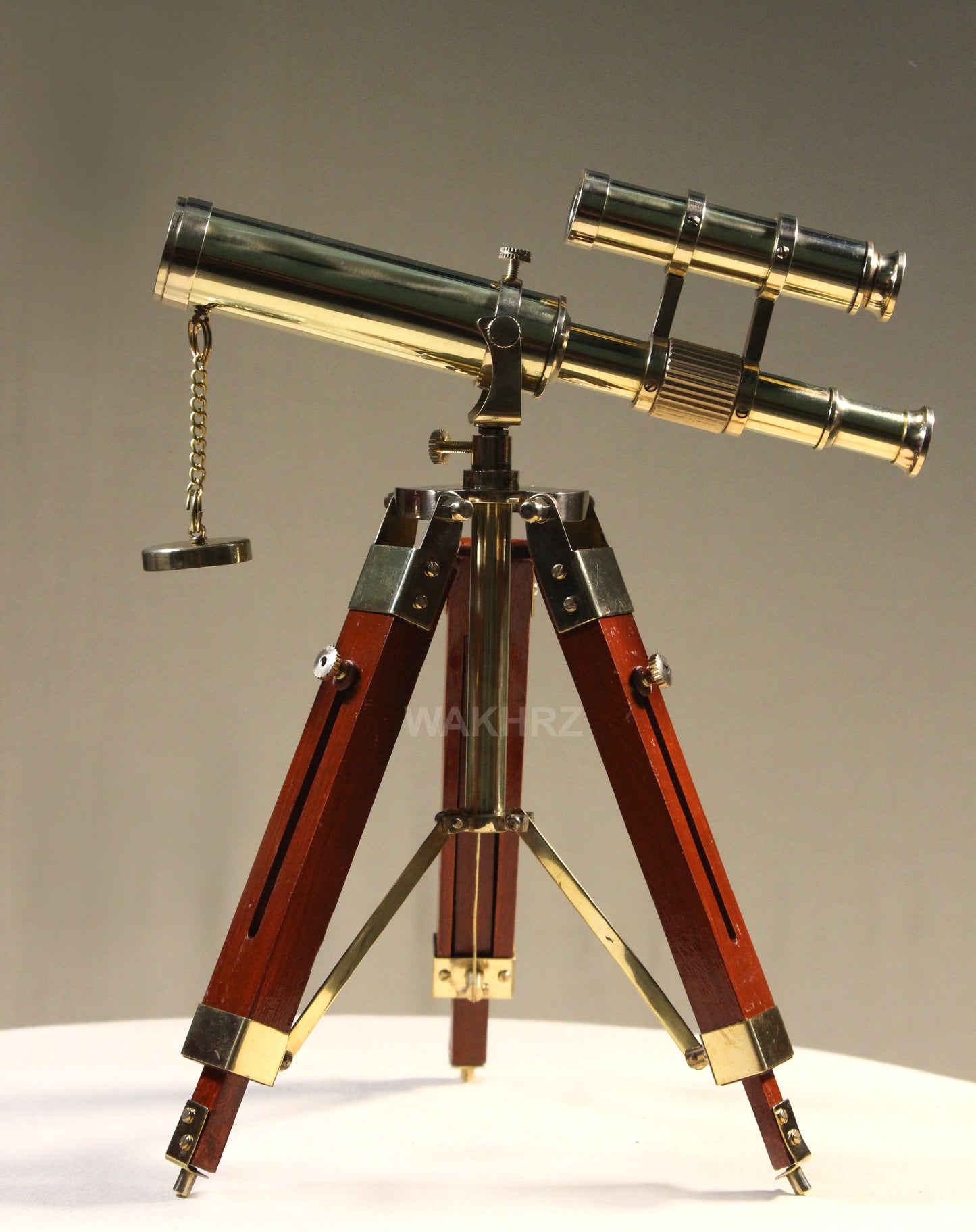 WAKHRZ Brass Nautical Tripod Telescope.