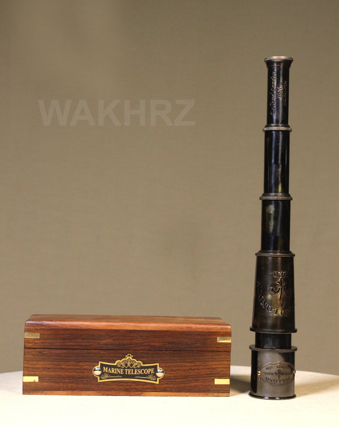 WAKHRZ MARINE TELESCOPE DOLLOND LONDON 1920.