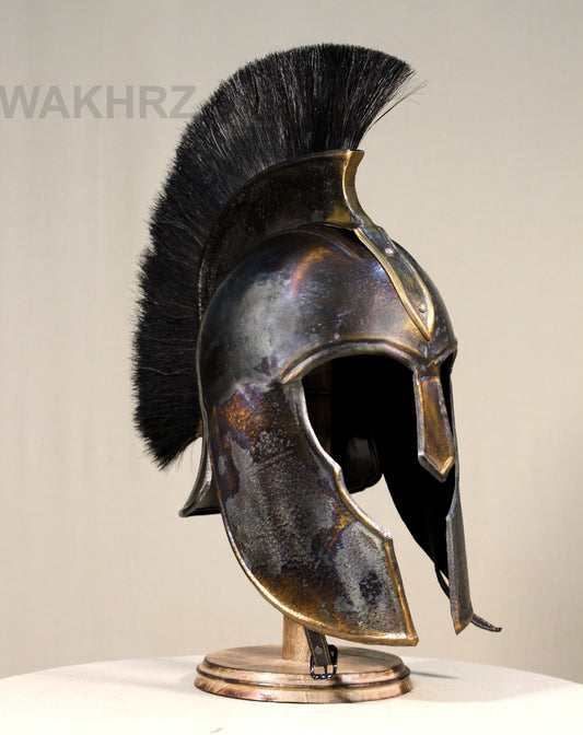 WAKHRZ GREEK ACHILLEC HELMET WITH BASE.
