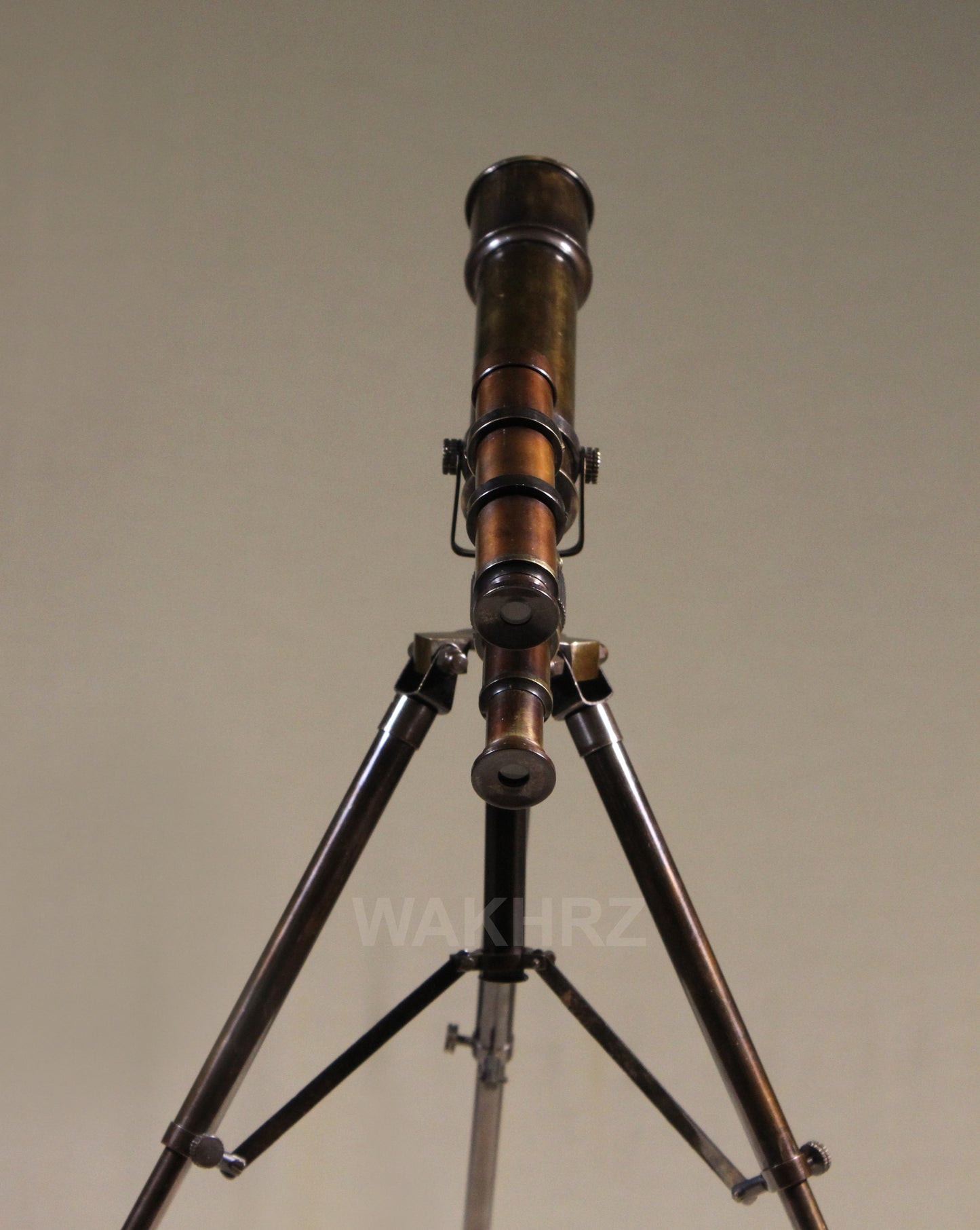 WAKHRZ Brown Double Barrel Telescope With Tripod Stand.