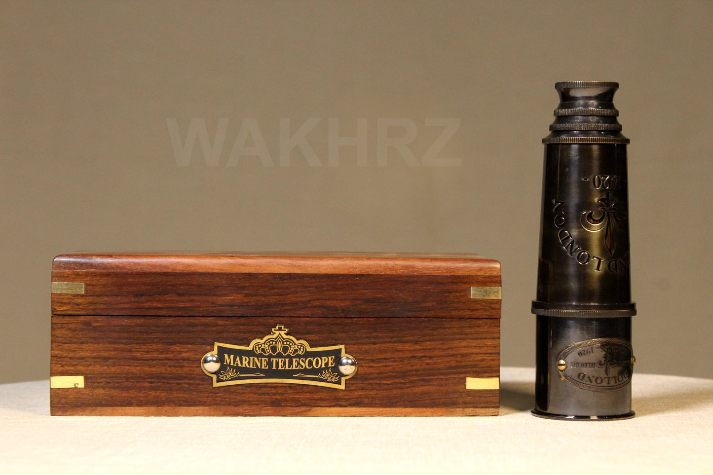 WAKHRZ MARINE TELESCOPE DOLLOND LONDON 1920.