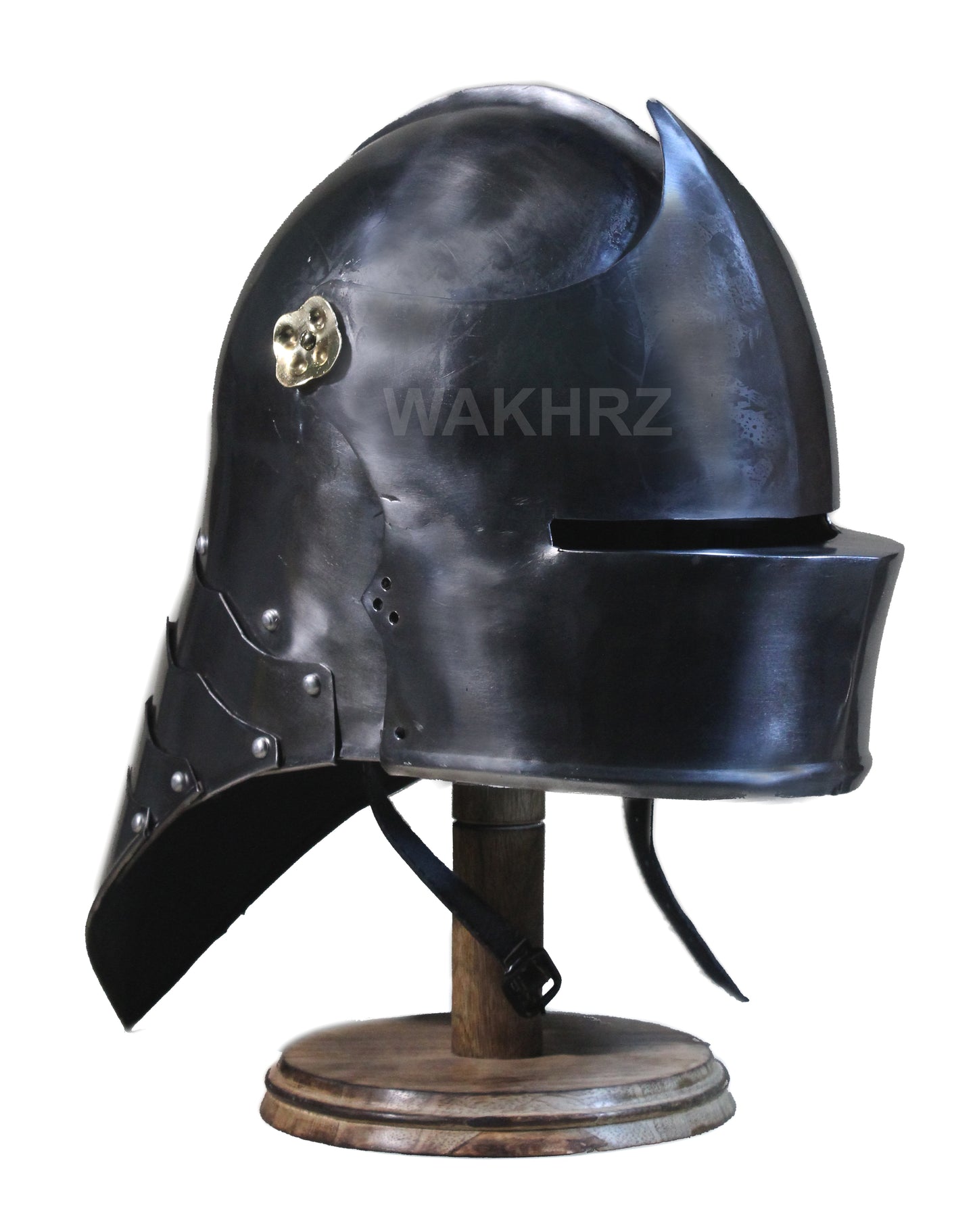 WAKHRZ MEDIEVAL GERMAN SALLET REENACTMENT BATTLE WARROIR HELMET.
