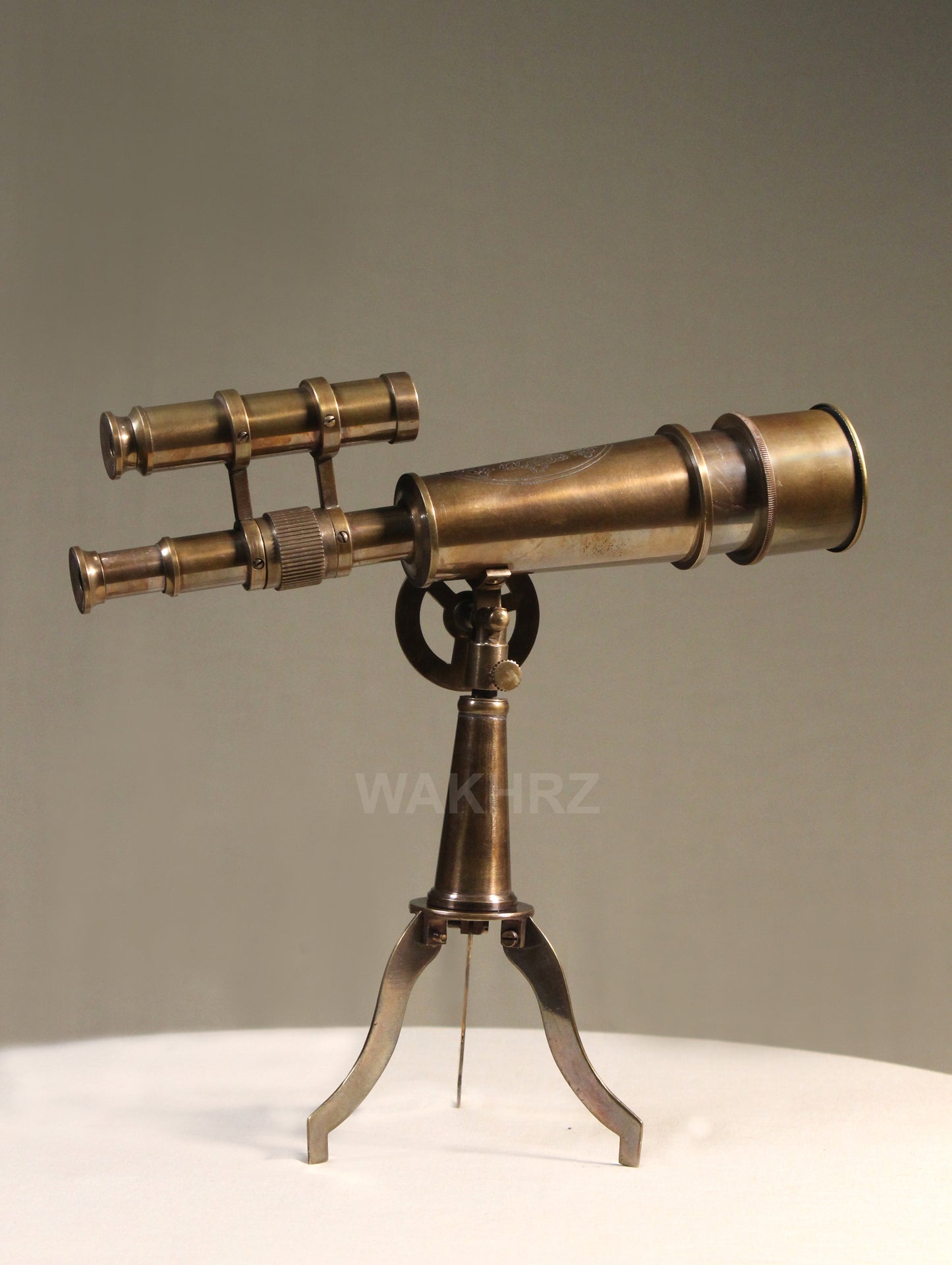 WAKHRZ KELVIN & HUGHES LONDON 1915 Desk Telescope.