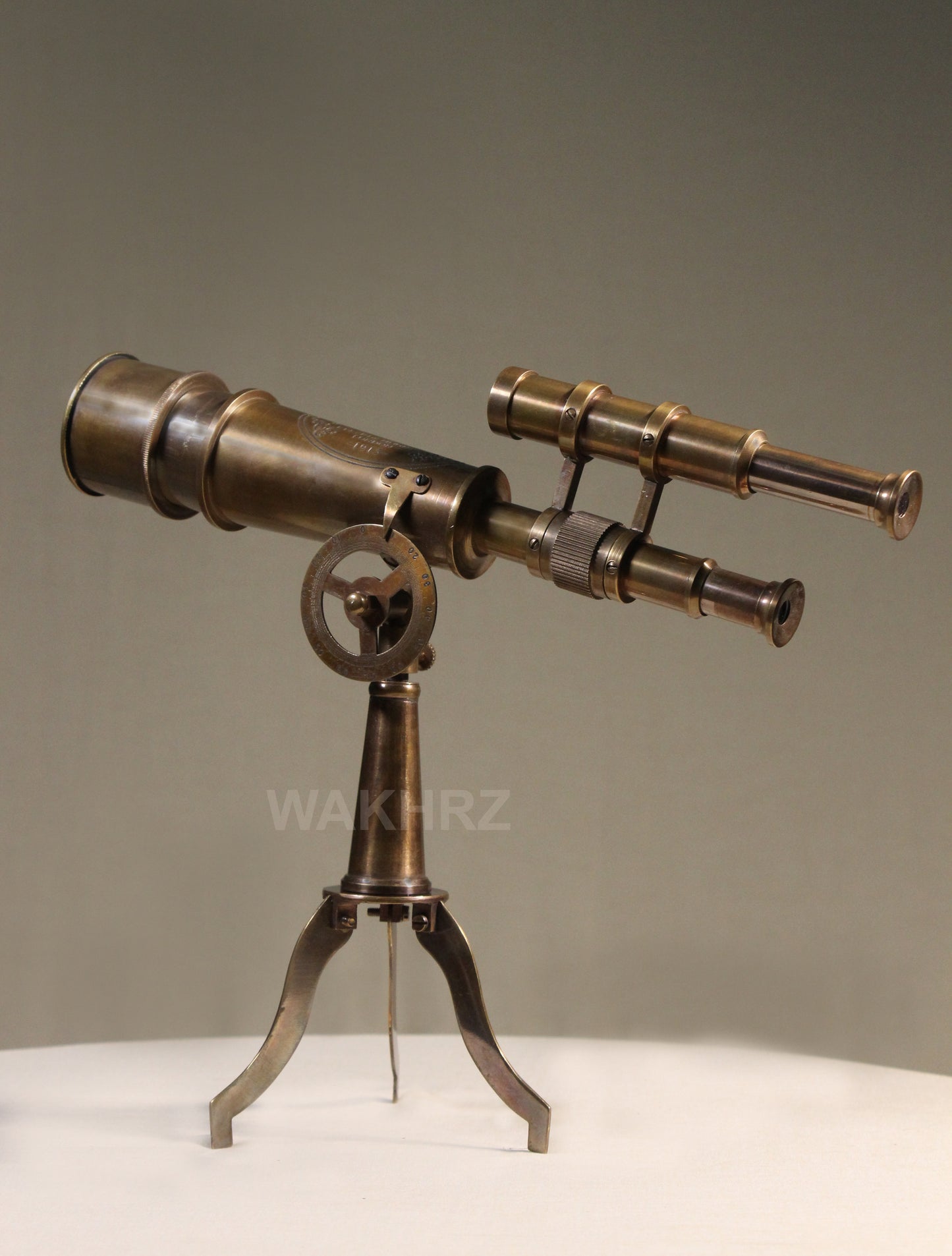 WAKHRZ KELVIN & HUGHES LONDON 1915 Desk Telescope.